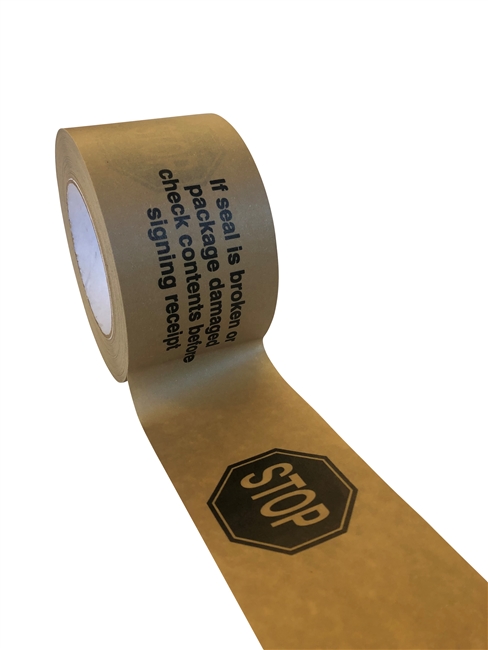 Cp General Purpose Kraft Flatback Tape Custom Printed